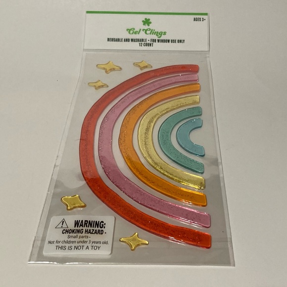 Bundle of 6 Window Gel Cling Decor for St Patty’s Day - Picture 7 of 9